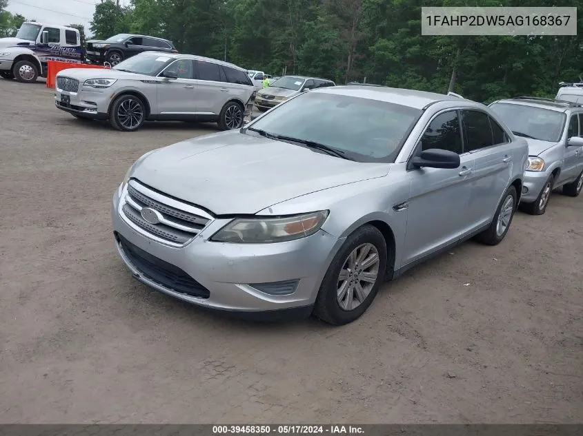 2010 Ford Taurus Se VIN: 1FAHP2DW5AG168367 Lot: 39458350