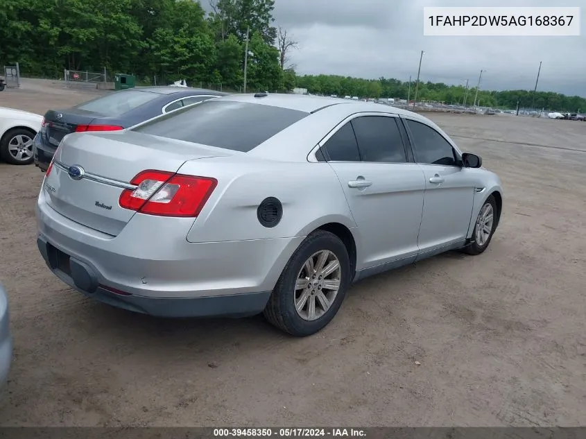 2010 Ford Taurus Se VIN: 1FAHP2DW5AG168367 Lot: 39458350