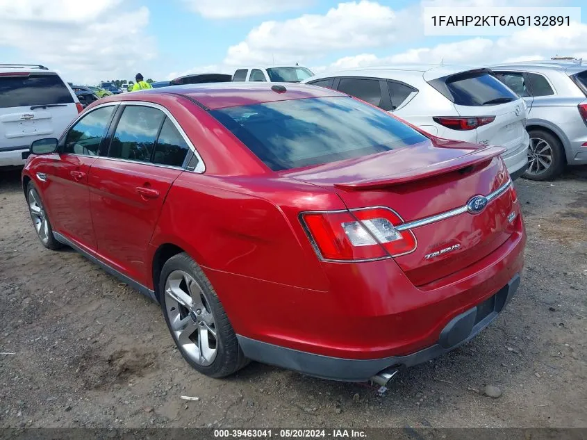 1FAHP2KT6AG132891 2010 Ford Taurus Sho