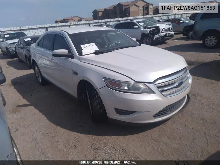 2010 Ford Taurus Sel VIN: 1FAHP2EW8AG151853 Lot: 39528923