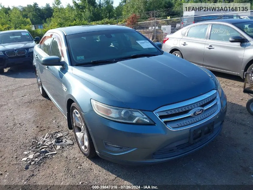 2010 Ford Taurus Sel VIN: 1FAHP2HW3AG168135 Lot: 39847316