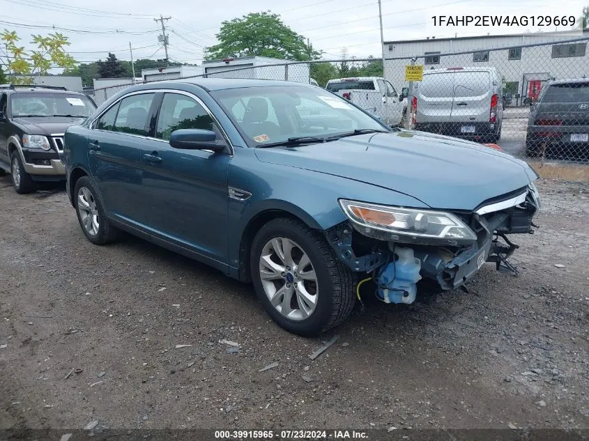 2010 Ford Taurus Sel VIN: 1FAHP2EW4AG129669 Lot: 39915965