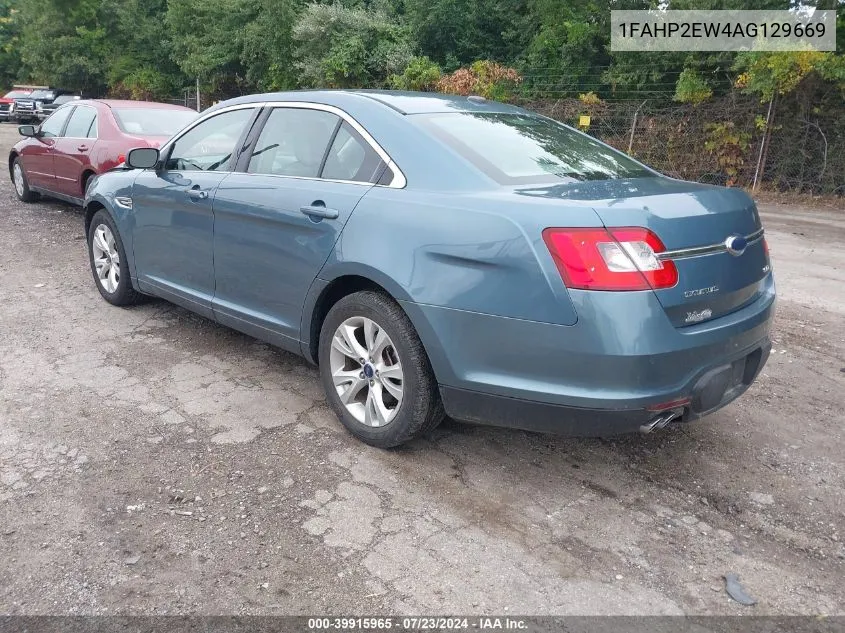 2010 Ford Taurus Sel VIN: 1FAHP2EW4AG129669 Lot: 39915965