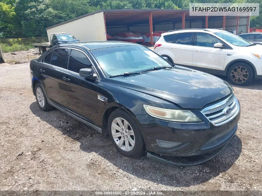 2010 Ford Taurus Se VIN: 1FAHP2DW5AG169597 Lot: 39983550