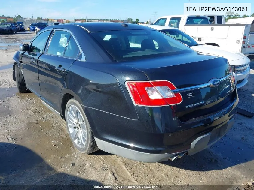 2010 Ford Taurus Limited VIN: 1FAHP2FW3AG143061 Lot: 40009002