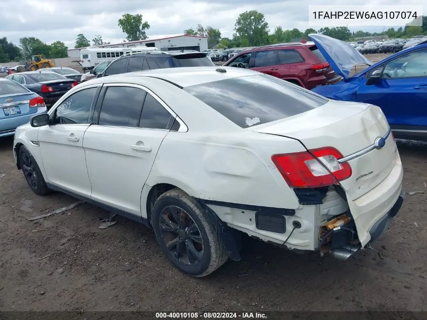 2010 Ford Taurus Sel VIN: 1FAHP2EW6AG107074 Lot: 40010105