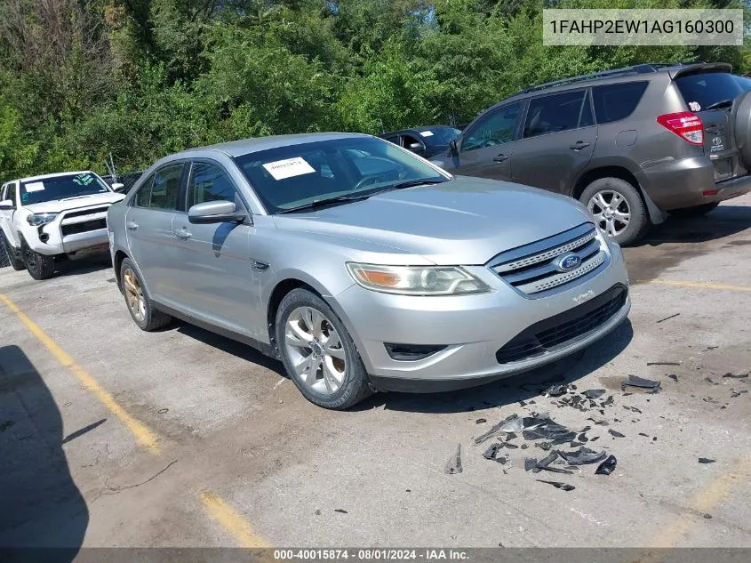 2010 Ford Taurus Sel VIN: 1FAHP2EW1AG160300 Lot: 40015874