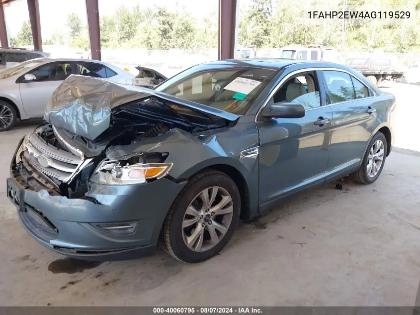 2010 Ford Taurus Sel VIN: 1FAHP2EW4AG119529 Lot: 40060795