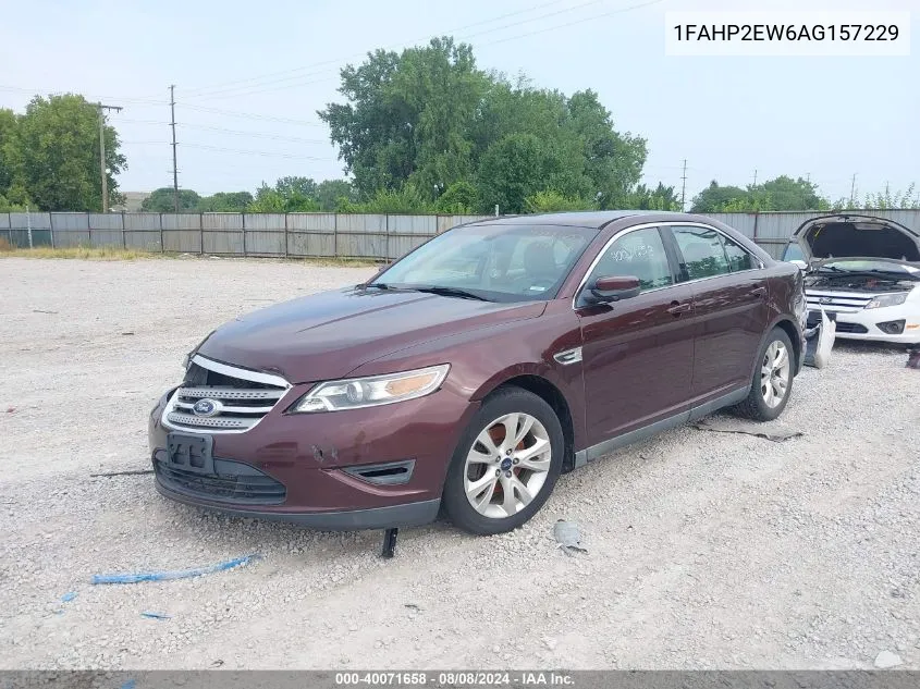 2010 Ford Taurus Sel VIN: 1FAHP2EW6AG157229 Lot: 40071658