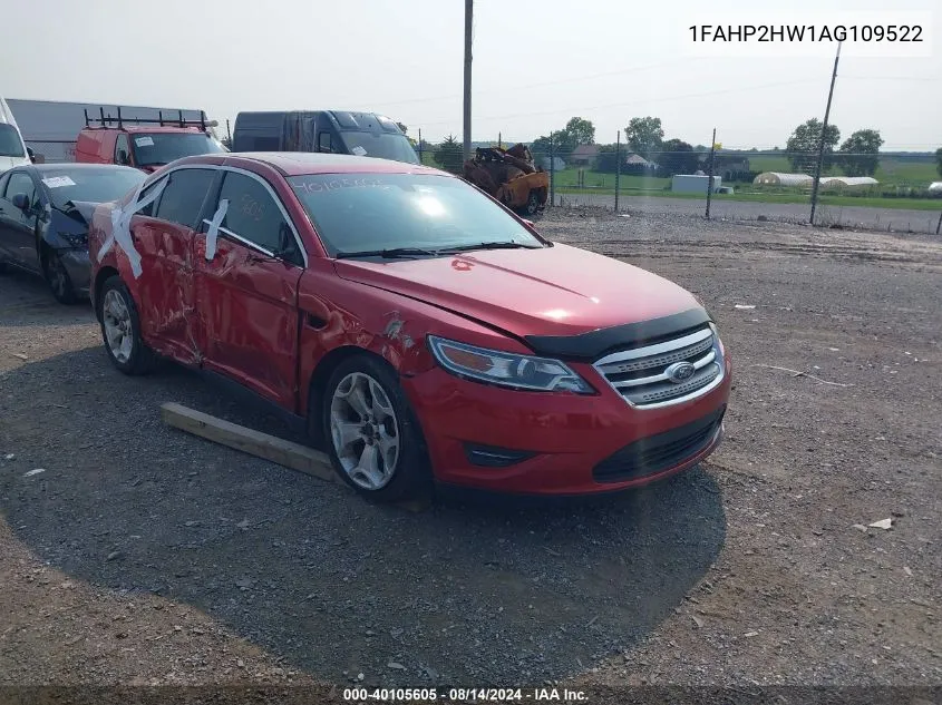 2010 Ford Taurus Sel VIN: 1FAHP2HW1AG109522 Lot: 40105605