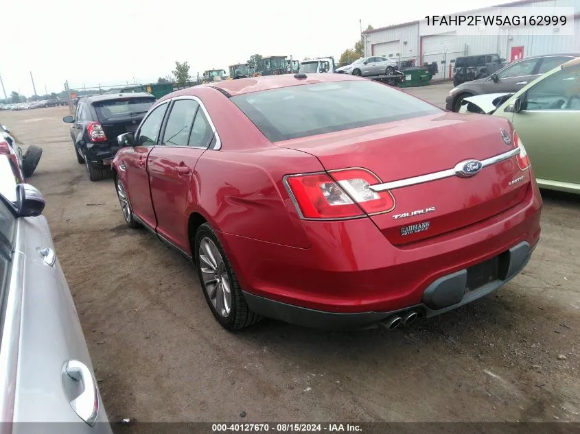 1FAHP2FW5AG162999 2010 Ford Taurus Limited