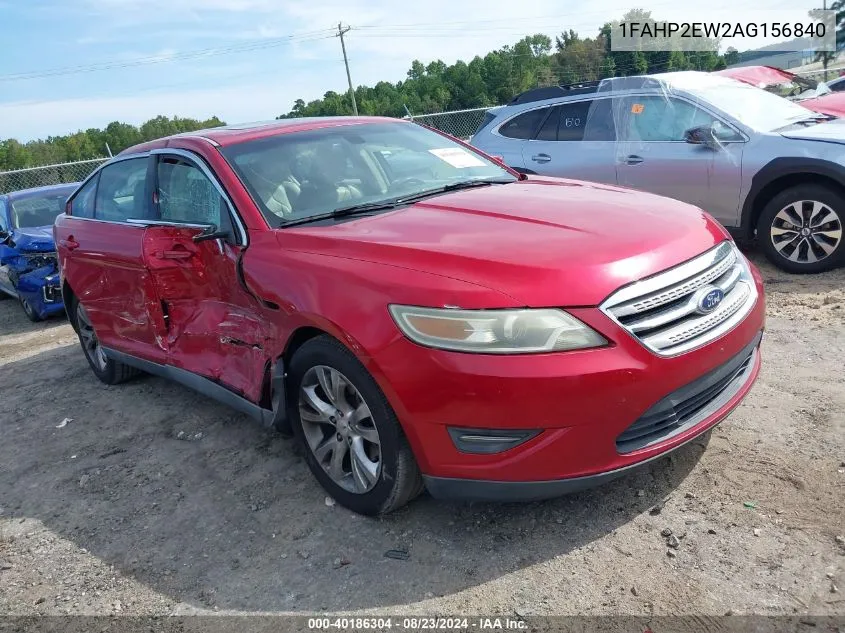 2010 Ford Taurus Sel VIN: 1FAHP2EW2AG156840 Lot: 40186304