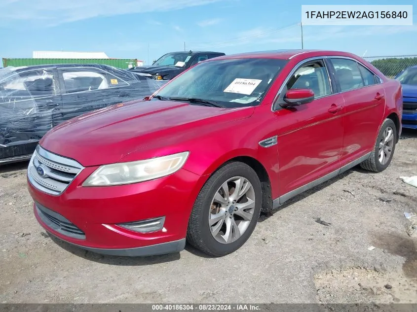 1FAHP2EW2AG156840 2010 Ford Taurus Sel