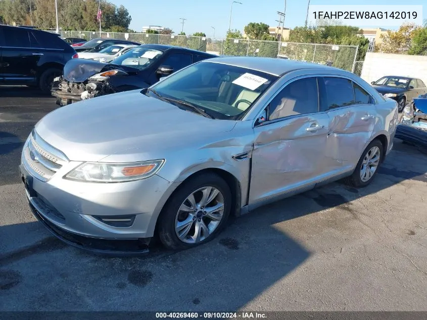 2010 Ford Taurus Sel VIN: 1FAHP2EW8AG142019 Lot: 40269460