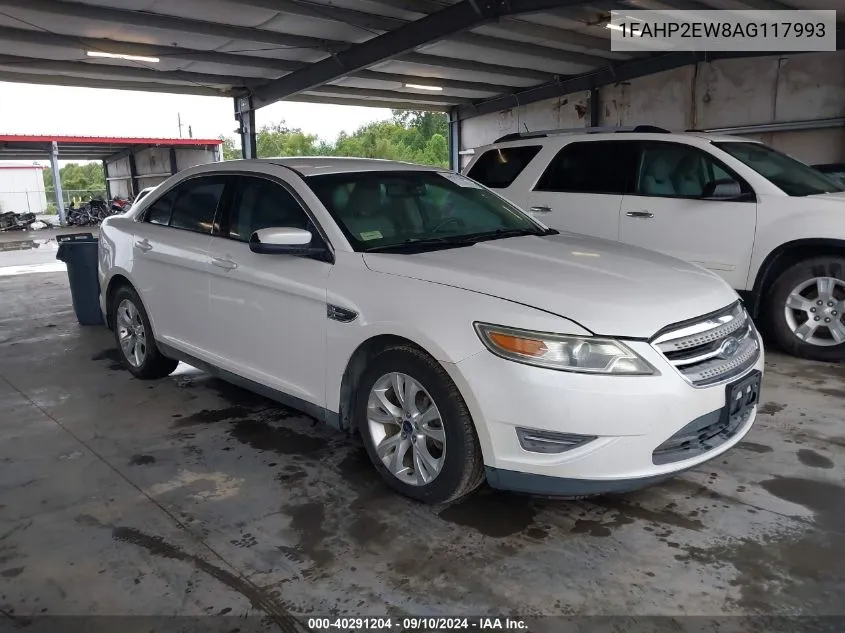 2010 Ford Taurus Sel VIN: 1FAHP2EW8AG117993 Lot: 40291204