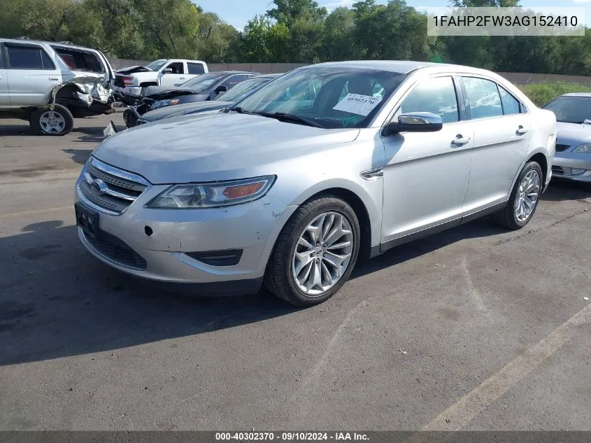 2010 Ford Taurus Limited VIN: 1FAHP2FW3AG152410 Lot: 40302370