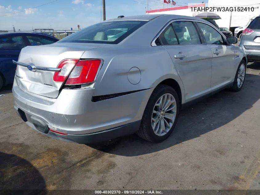 2010 Ford Taurus Limited VIN: 1FAHP2FW3AG152410 Lot: 40302370