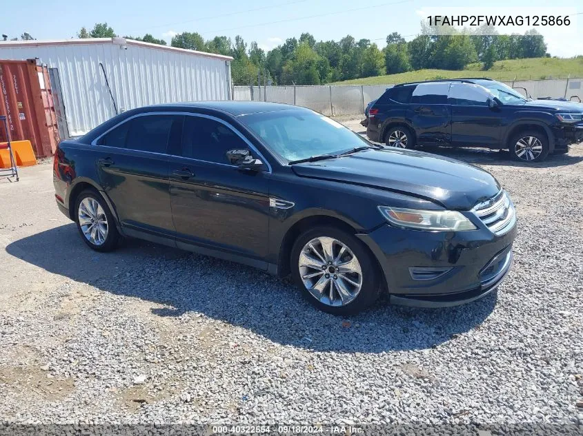 2010 Ford Taurus Limited VIN: 1FAHP2FWXAG125866 Lot: 40322554