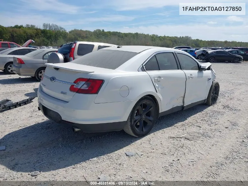 1FAHP2KT0AG127850 2010 Ford Taurus Sho