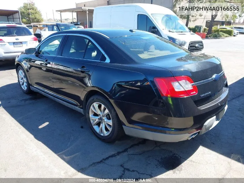 1FAHP2HW4AG166555 2010 Ford Taurus Sel