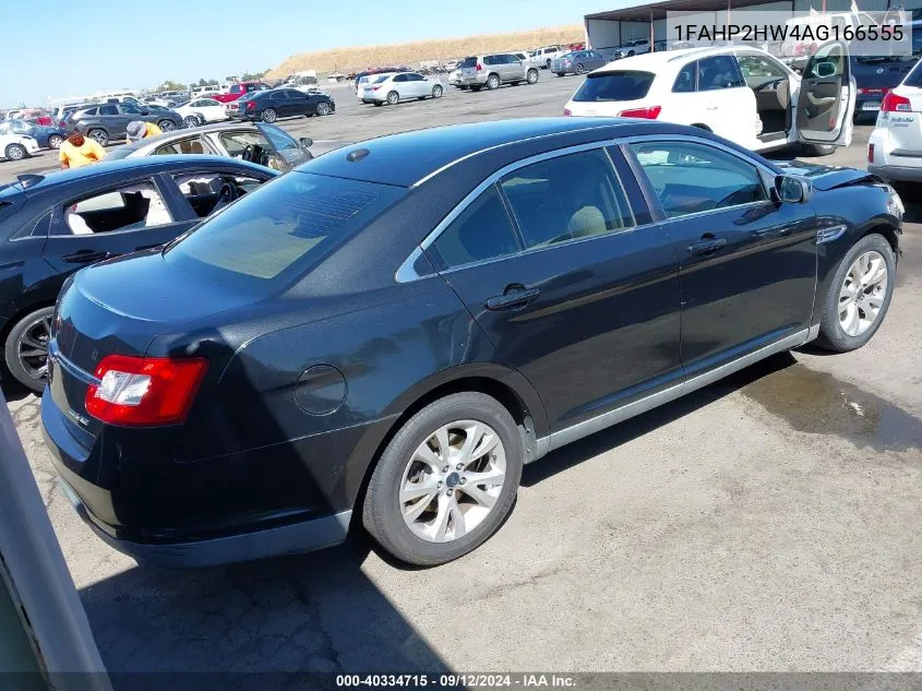 2010 Ford Taurus Sel VIN: 1FAHP2HW4AG166555 Lot: 40334715