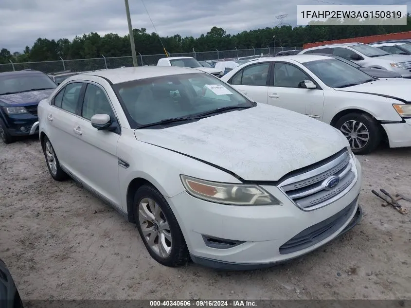 1FAHP2EW3AG150819 2010 Ford Taurus Sel