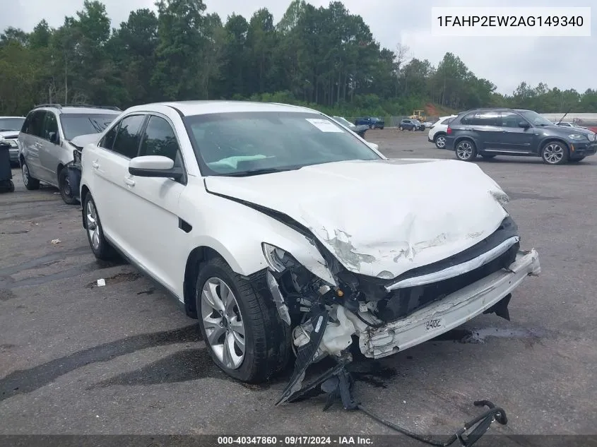 2010 Ford Taurus Sel VIN: 1FAHP2EW2AG149340 Lot: 40347860