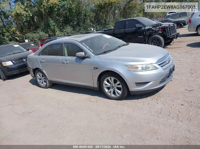 1FAHP2EW8AG167003 2010 Ford Taurus Sel