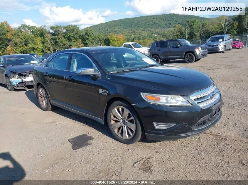 2010 Ford Taurus Limited VIN: 1FAHP2JW2AG129255 Lot: 40401626