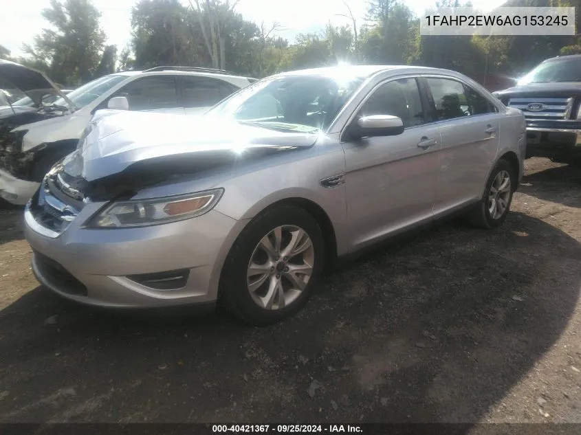 2010 Ford Taurus Sel VIN: 1FAHP2EW6AG153245 Lot: 40421367