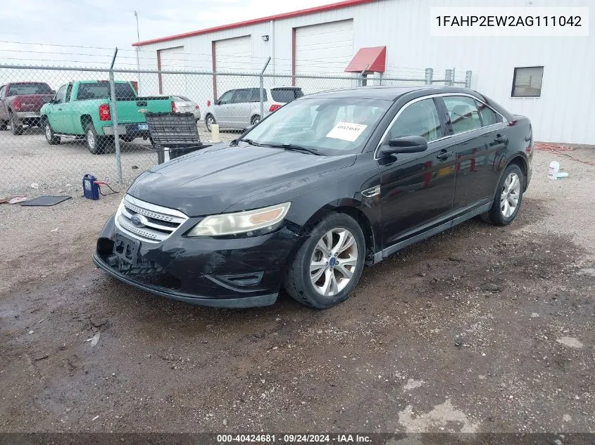 2010 Ford Taurus Sel VIN: 1FAHP2EW2AG111042 Lot: 40424681