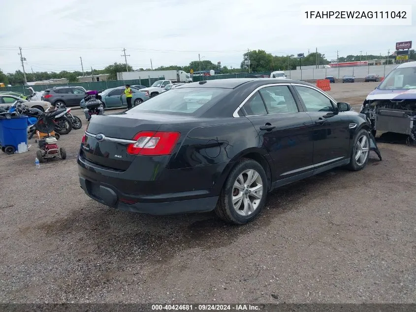 1FAHP2EW2AG111042 2010 Ford Taurus Sel