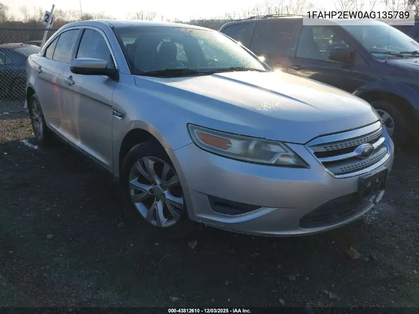 1FAHP2EW0AG135789 2010 Ford Taurus Sel