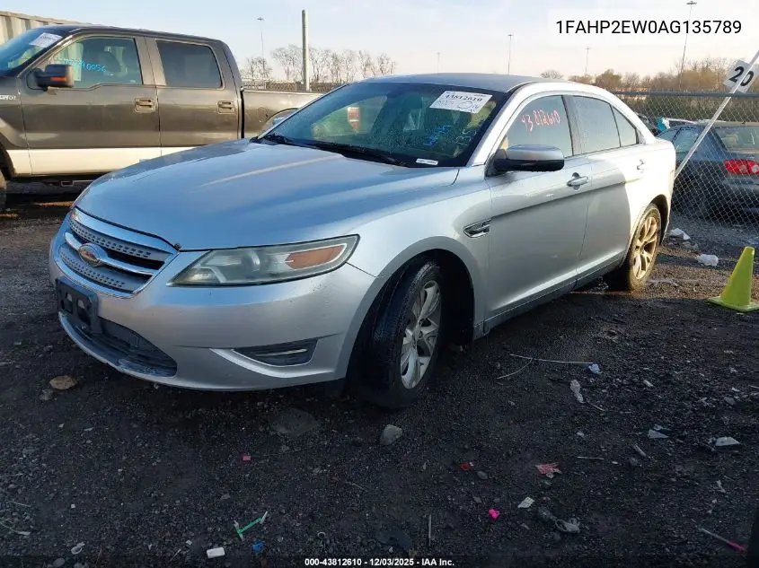 1FAHP2EW0AG135789 2010 Ford Taurus Sel