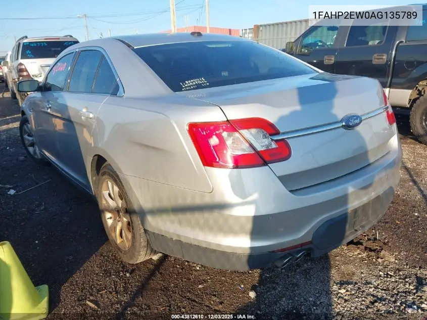 1FAHP2EW0AG135789 2010 Ford Taurus Sel