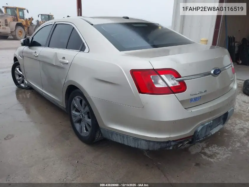 1FAHP2EW8AG116519 2010 Ford Taurus Sel