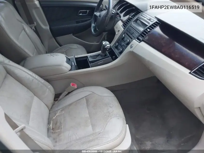 1FAHP2EW8AG116519 2010 Ford Taurus Sel