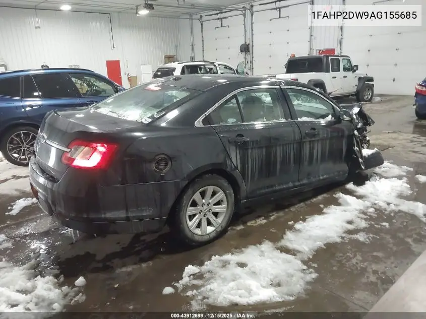 1FAHP2DW9AG155685 2010 Ford Taurus Se