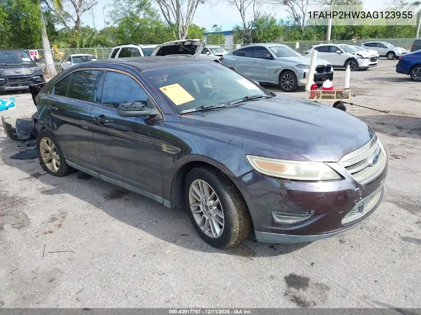 1FAHP2HW3AG123955 2010 Ford Taurus Sel