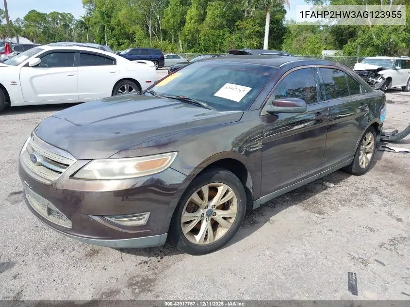 1FAHP2HW3AG123955 2010 Ford Taurus Sel