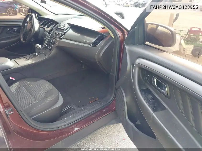 1FAHP2HW3AG123955 2010 Ford Taurus Sel