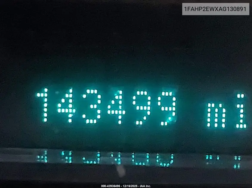 1FAHP2EWXAG130891 2010 Ford Taurus Sel