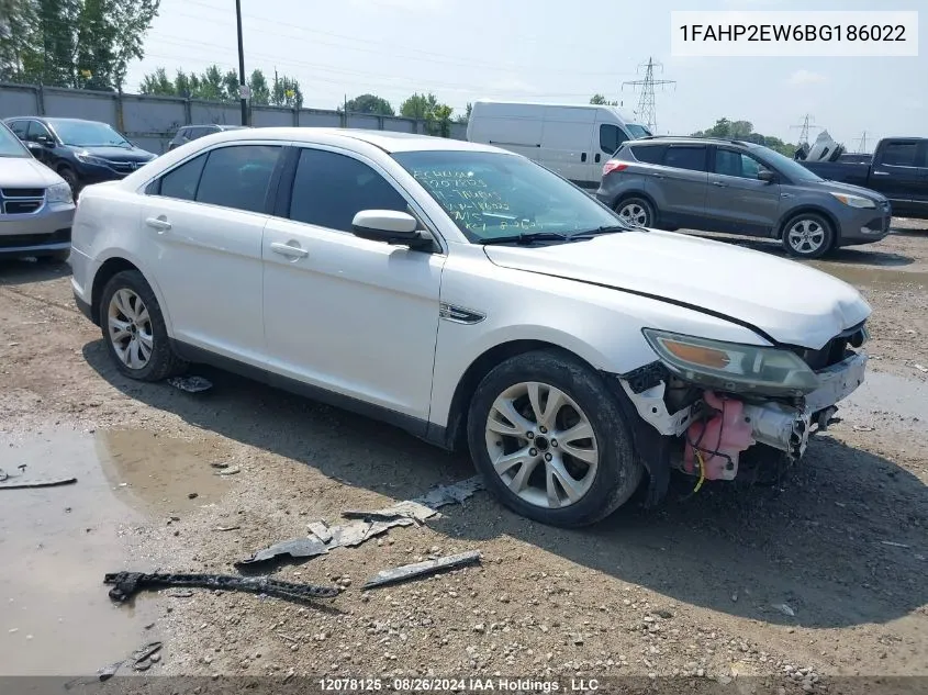 2011 Ford Taurus Sel VIN: 1FAHP2EW6BG186022 Lot: 12078125