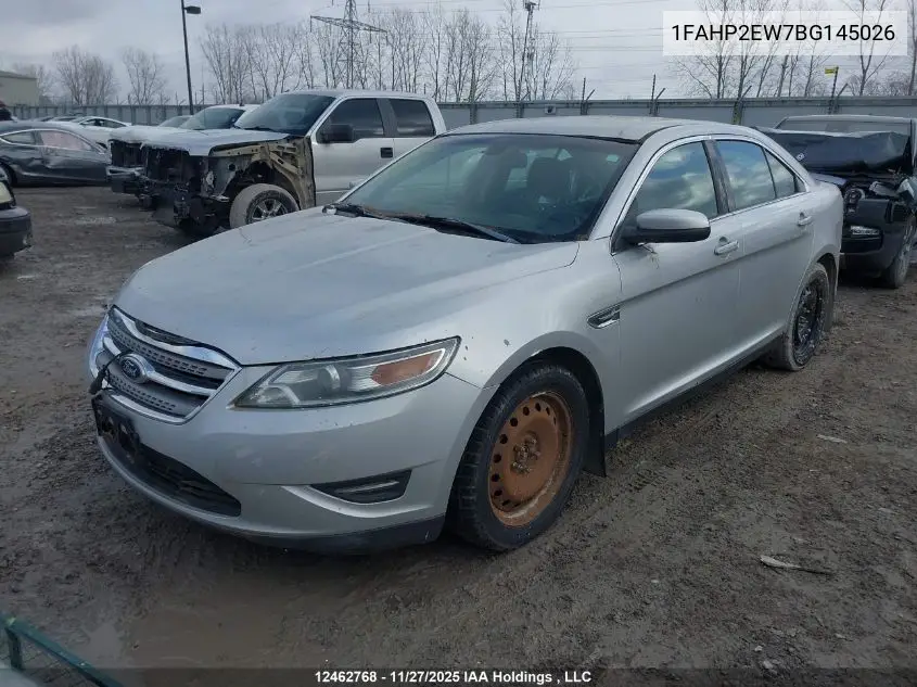 1FAHP2EW7BG145026 2011 Ford Taurus Sel