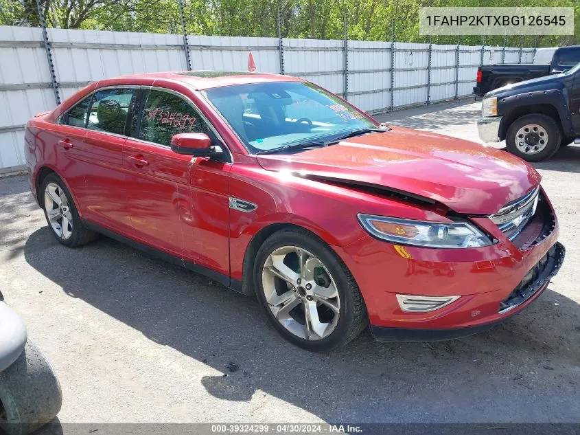 2011 Ford Taurus Sho VIN: 1FAHP2KTXBG126545 Lot: 39324299