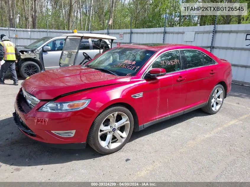 2011 Ford Taurus Sho VIN: 1FAHP2KTXBG126545 Lot: 39324299