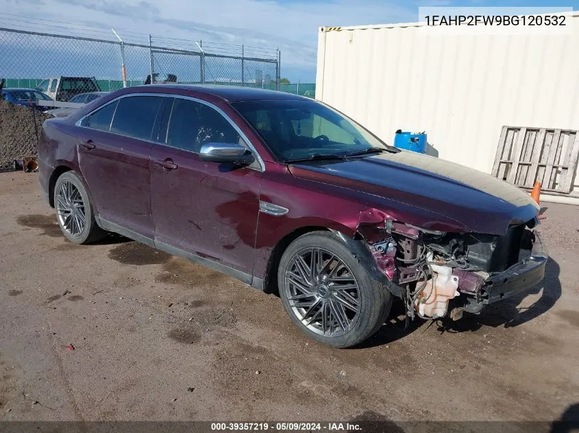 2011 Ford Taurus Limited VIN: 1FAHP2FW9BG120532 Lot: 39357219