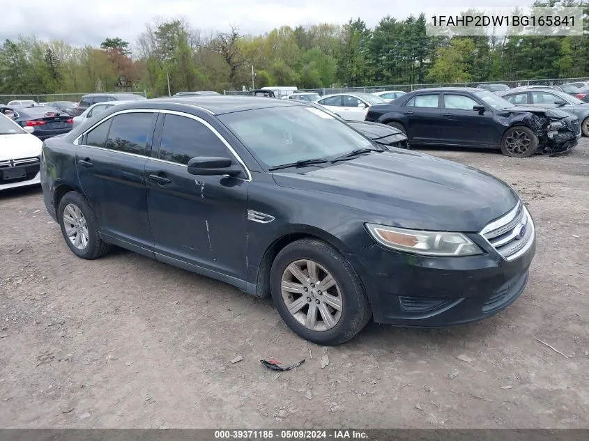 1FAHP2DW1BG165841 2011 Ford Taurus Se