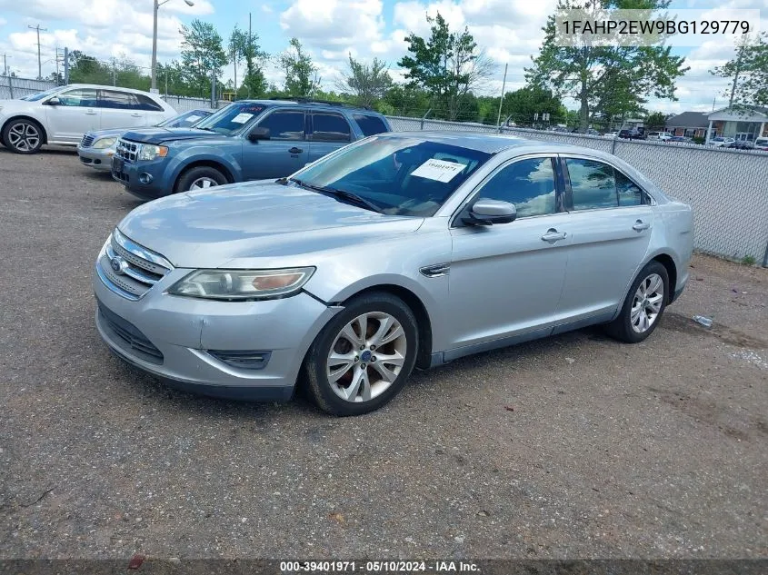 2011 Ford Taurus Sel VIN: 1FAHP2EW9BG129779 Lot: 39401971