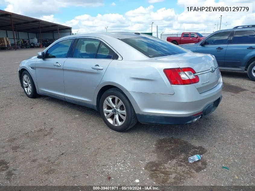 2011 Ford Taurus Sel VIN: 1FAHP2EW9BG129779 Lot: 39401971